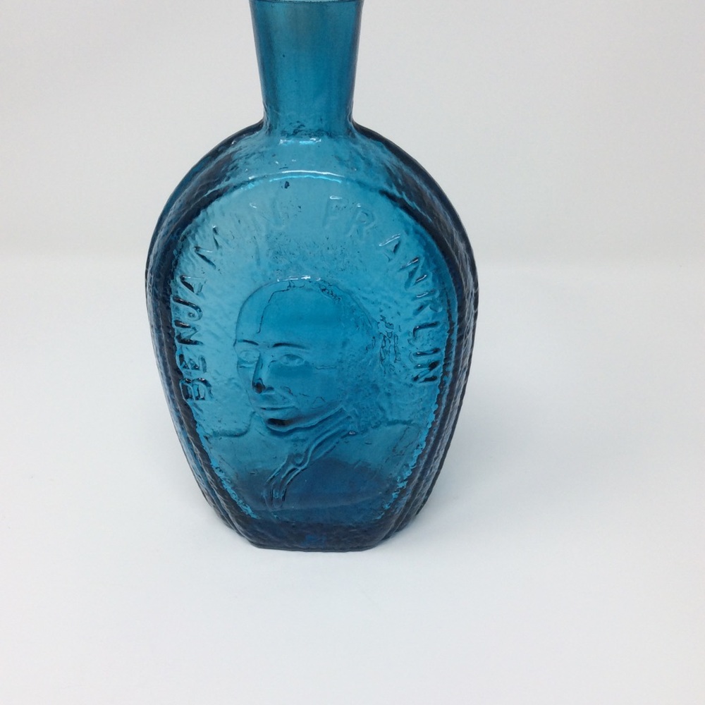 Ben Franklin Wheatonville blue bottle